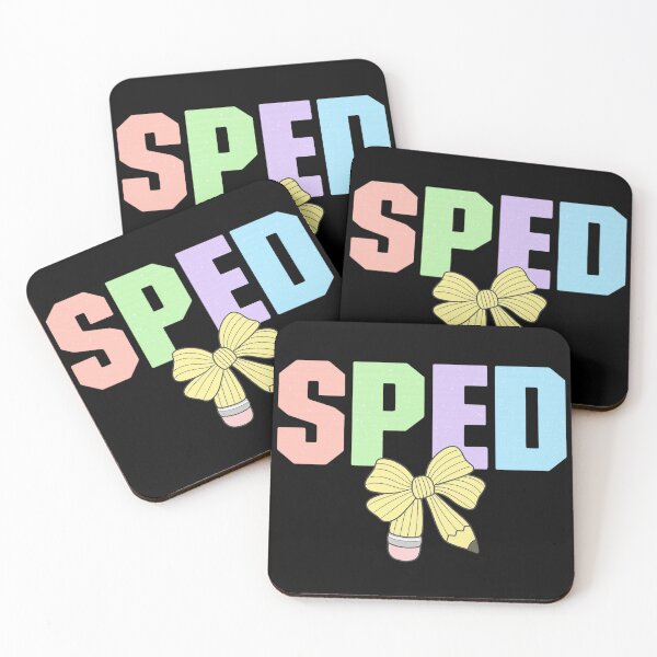 Item preview, SPED Bold Pastel Letters with Pencil Bow Design designed and sold by haitrieuic96.