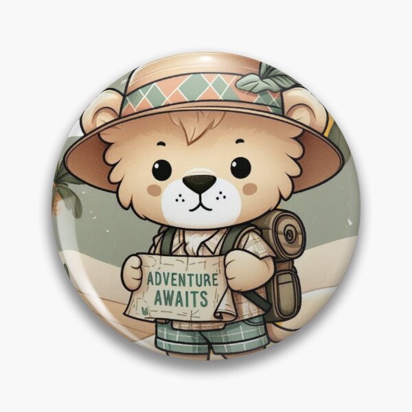 Item preview, Adventure Lion Cub – Summer Explorer Travel Tee designed and sold by UmcommonGoods.