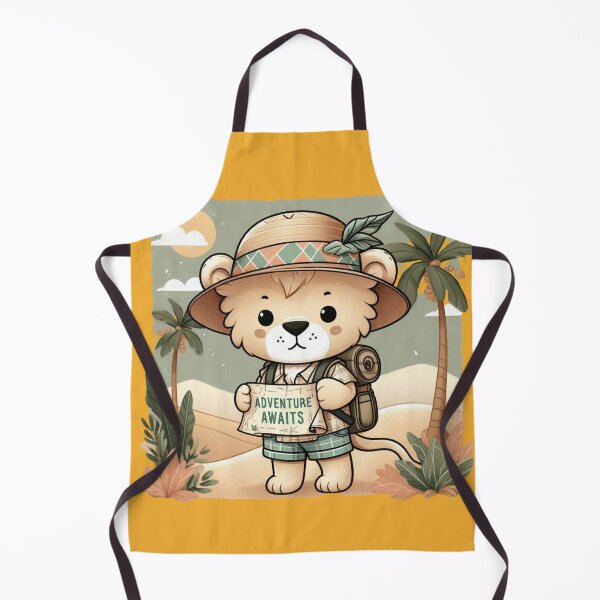Item preview, Adventure Lion Cub – Summer Explorer Travel Tee designed and sold by UmcommonGoods.