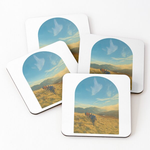 Item preview, wander together - hiking adventure through mountains designed and sold by aziza-doodles.
