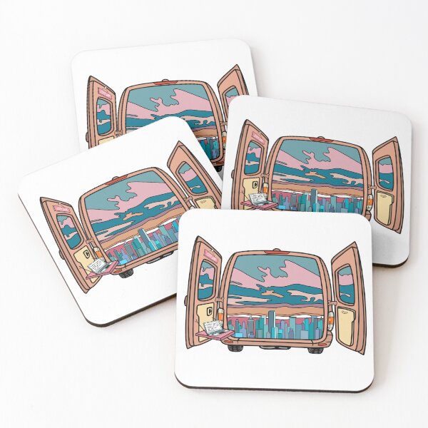 Item preview, Vanlife Views- City Skylines - Road Trip designed and sold by aziza-doodles.
