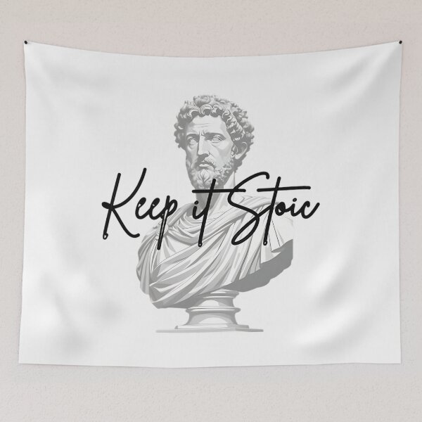 Item preview, Keep it Stoic - Stoicism Philosopher Marcus Aurelius Artwork designed and sold by LexaArtworks.