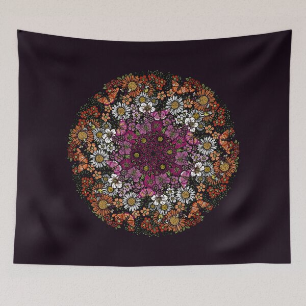 Item preview, Lesbian Mandala with Butterflies designed and sold by Art by Veya.