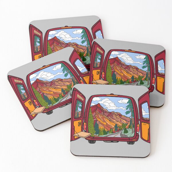 Item preview, Vanlife Views - Mountains and the open road - Roadtrip Adventures designed and sold by aziza-doodles.
