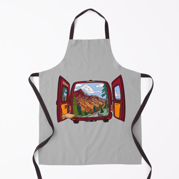 Item preview, Vanlife Views - Mountains and the open road - Roadtrip Adventures designed and sold by aziza-doodles.
