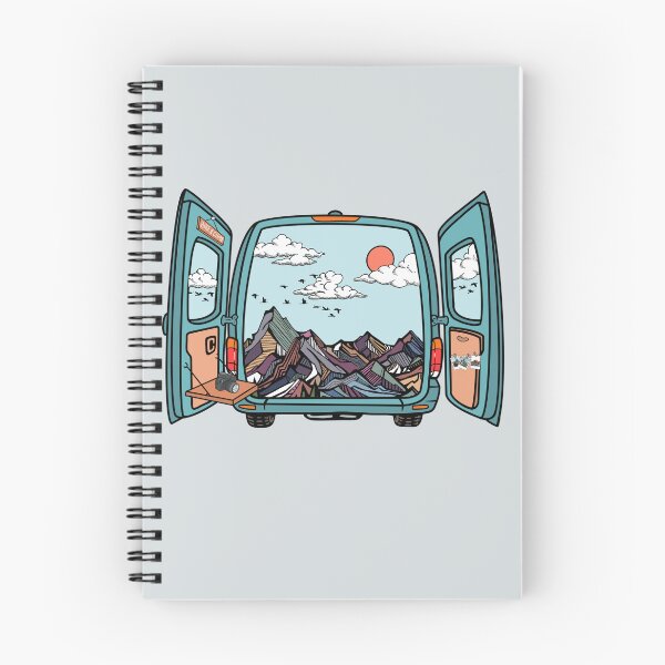 Item preview, Vanlife Views - Mountain views - Roadtrip adventures designed and sold by aziza-doodles.