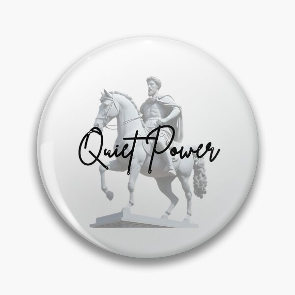 Item preview, Quiet Power - Stoicism Philosopher Marcus Aurelius Artwork designed and sold by LexaArtworks.