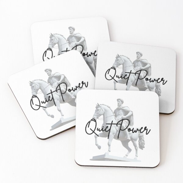 Item preview, Quiet Power - Stoicism Philosopher Marcus Aurelius Artwork designed and sold by LexaArtworks.