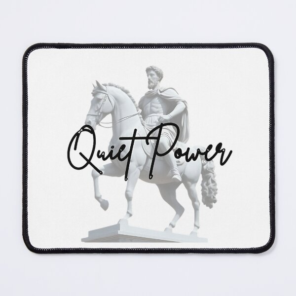 Item preview, Quiet Power - Stoicism Philosopher Marcus Aurelius Artwork designed and sold by LexaArtworks.
