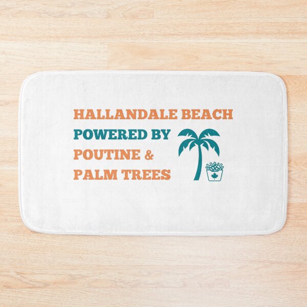 Item preview, Powered by Poutine & Palm Trees – Hallandale Beach designed and sold by slappywalker.