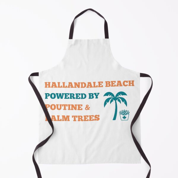 Item preview, Powered by Poutine & Palm Trees – Hallandale Beach designed and sold by slappywalker.