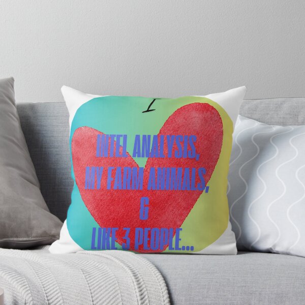 Item preview, I Love Intel Analysis, My Farm Animals, and Like 3 People... designed and sold by Florida Crime and Intelligence Analyst Assocation.