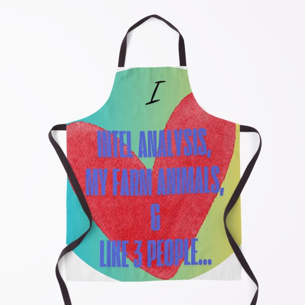 Item preview, I Love Intel Analysis, My Farm Animals, and Like 3 People... designed and sold by Florida Crime and Intelligence Analyst Assocation.