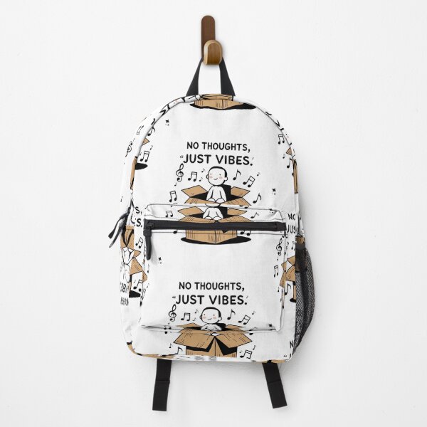 Item preview, No Thoughts Just Vibes – Chill Minimalist Cute Cartoon Design designed and sold by TheTeeSpark.