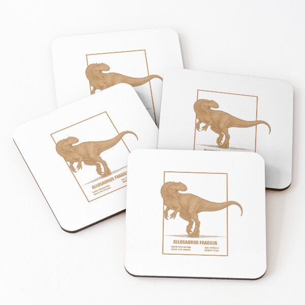 Item preview, Allosaurus Fragilis – Vintage Dinosaur Illustration designed and sold by SlatoMato.