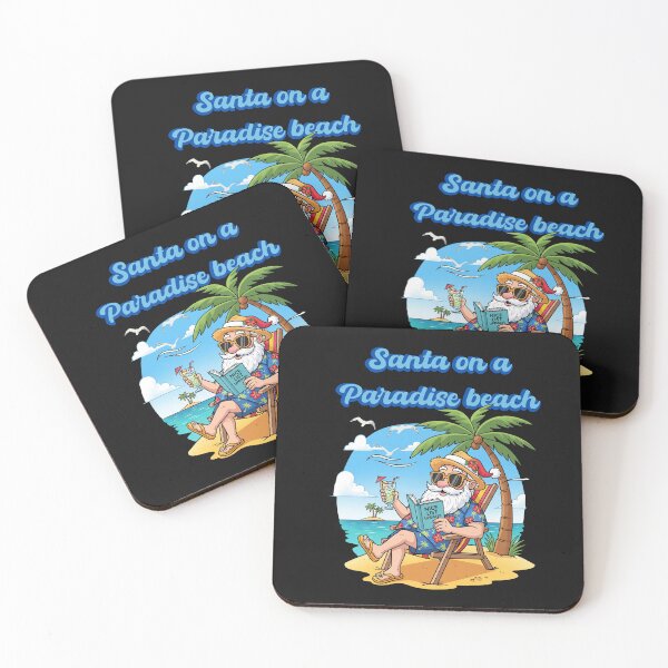 Item preview, Santa on a Paradise beach designed and sold by DżodżoJoy.