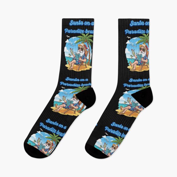 Item preview, Santa on a Paradise beach designed and sold by DżodżoJoy.