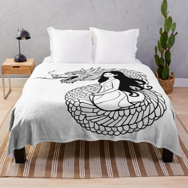 Item preview, Enchanting Harmony: Japanese Dragon and Maiden designed and sold by Skyla007.