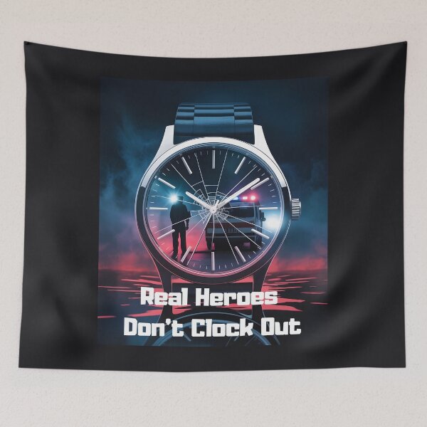 Item preview, Real Heroes Don’t Clock Out designed and sold by 95kinimoD.