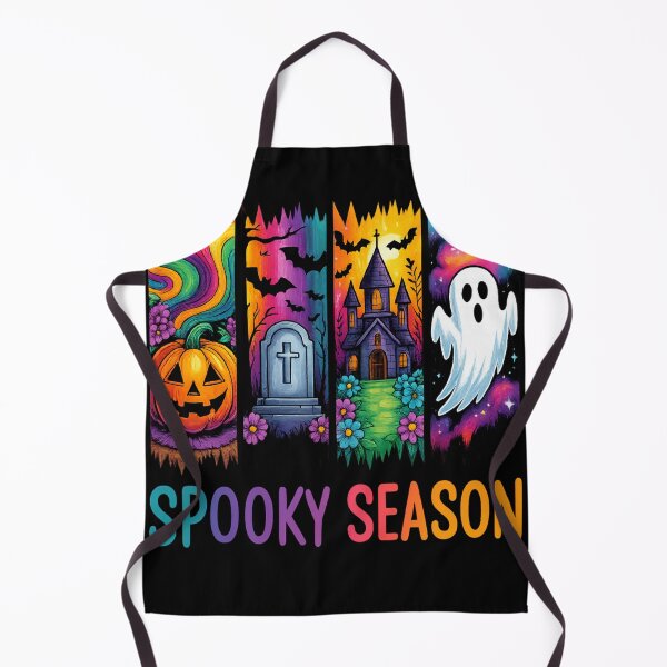 Item preview, Colorful Spooky Season Halloween Panel Art designed and sold by haitrieuic96.