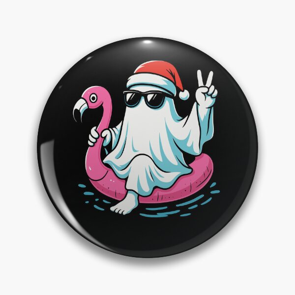 Item preview, Funny Ghost santa designed and sold by Kpmerchify.
