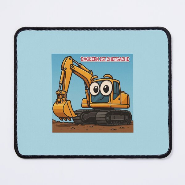 Item preview, Excavator with big eyes designed and sold by Konsolen-Hühnchen.