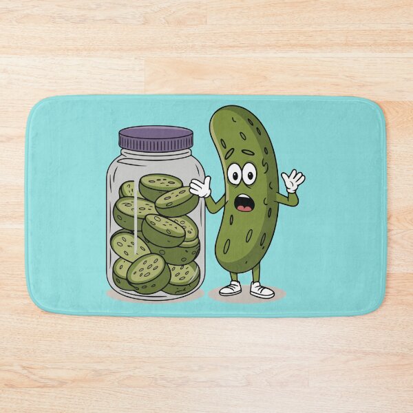 Item preview, Funny Pickle Surprise A Cucumber And A Jar Of Sliced Pickles, pickle, pickleball, funny, funny pickleball, pickle ball, pickles designed and sold by happinesproject.