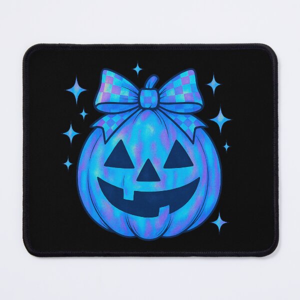 Item preview, Holographic Jack-O'-Lantern with Checkered Bow designed and sold by haitrieuic96.