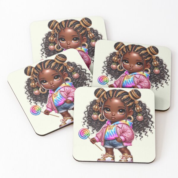 Item preview, Melanin Kids | Black Boys & Girls | Afro Children Sticker Pack designed and sold by Lulunza.