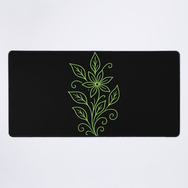 Item preview, Unique neon green botanical design with glowing plant elements designed and sold by optimusprime39.