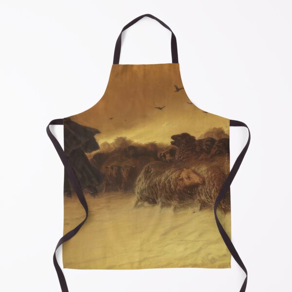 Item preview, Schäfer Mit Hund Und Seiner Schafherde in Winterlandschaft - Romanticism, Naturalism by August Friedrich Schenck designed and sold by GabyddAlessandr.