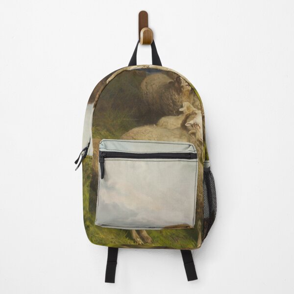 Item preview, SHEEP IN A MEADOW - 1865 by August Friedrich Schenck designed and sold by GabyddAlessandr.