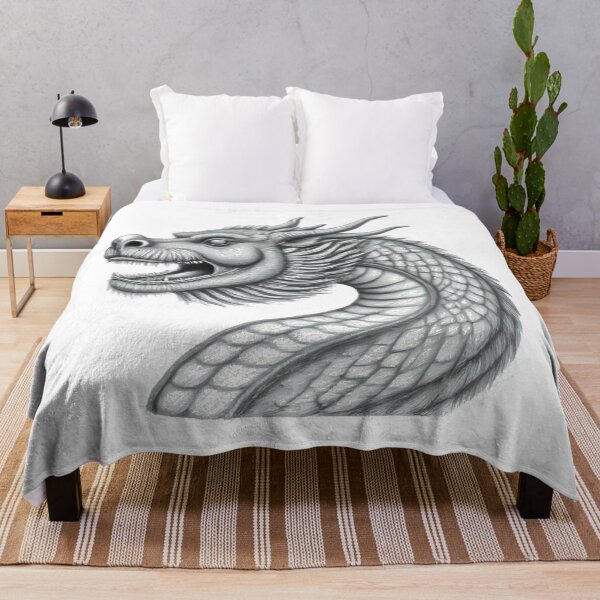 Item preview, Majestic Japanese Dragon Line Art designed and sold by Skyla007.