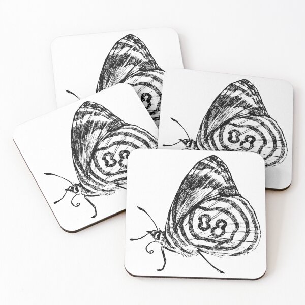Item preview, Elegant Tribal Butterfly – Tattoo Style Black Silhouette Art designed and sold by NorthernMan10.