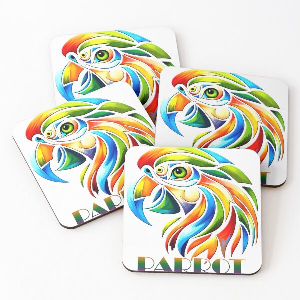 Item preview, Colorful parrot designed and sold by ndlartistic.