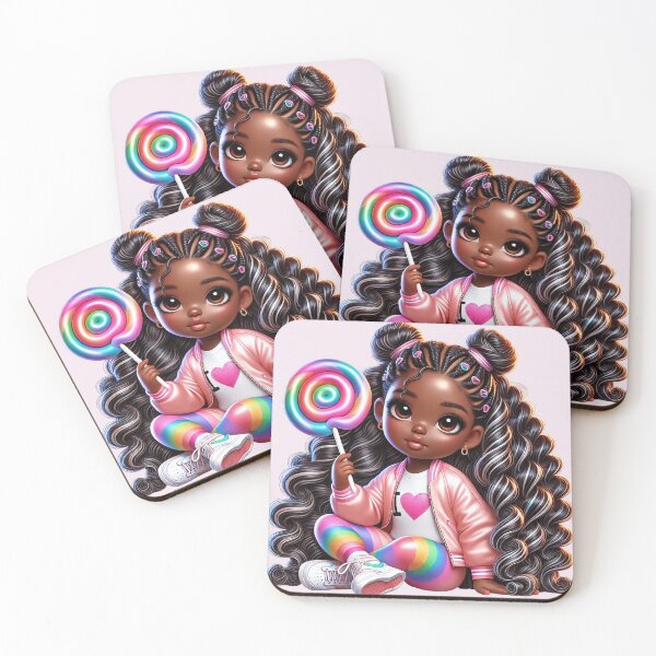 Item preview, Melanin Kids | Black Boys & Girls | Afro Children Sticker Pack designed and sold by Lulunza.