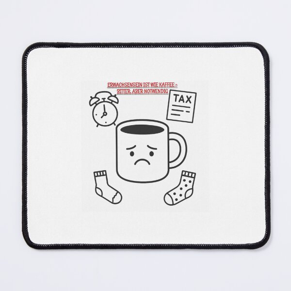 Item preview, Adulthood is like coffee – bitter, but necessary designed and sold by Konsolen-Hühnchen.