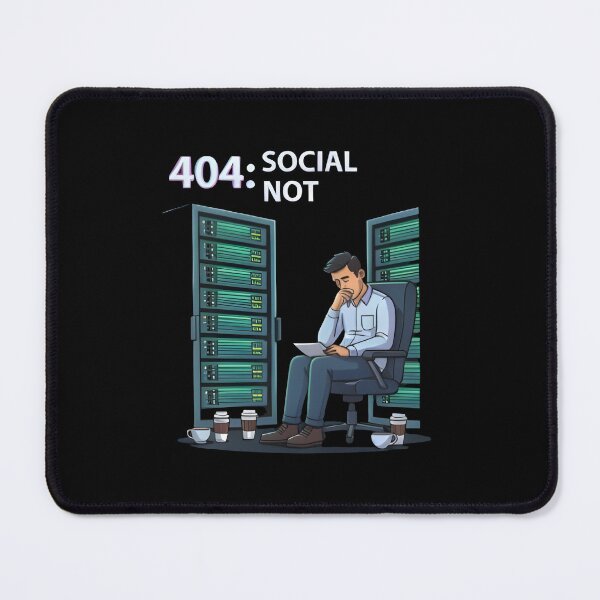 Item preview, 404: Social Life Not Found” designed and sold by Uglyandcute.