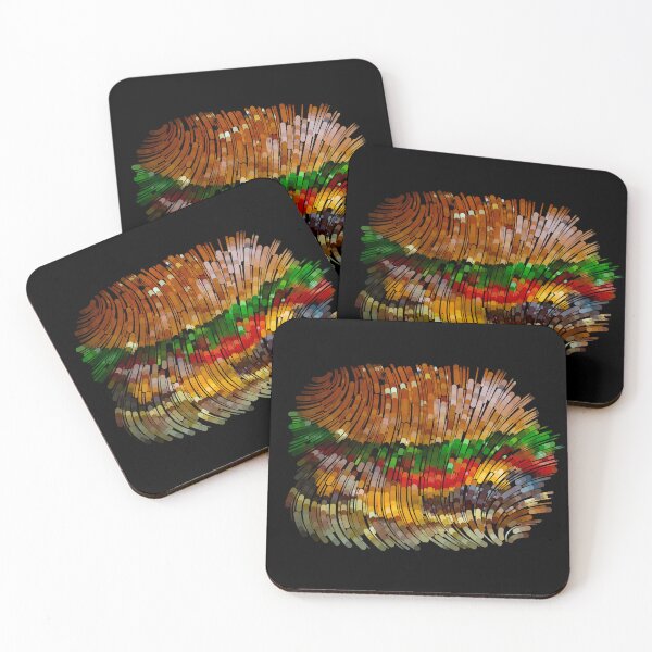 Item preview, Flow Field Hamburger designed and sold by Captain Whammy.
