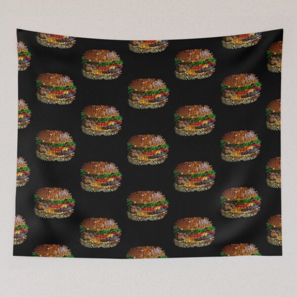 Item preview, Flow Field Hamburger designed and sold by Captain Whammy.