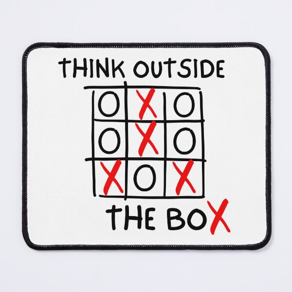 Item preview, Think Outside the Box Tick Tac Toe designed and sold by 0ffTh3Cuff.