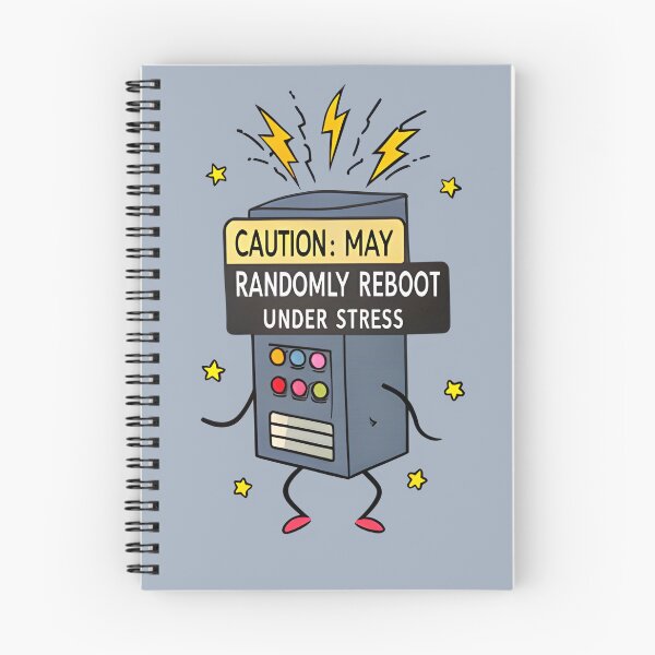 Item preview, Caution: May Randomly Reboot Under Stress designed and sold by Uglyandcute.