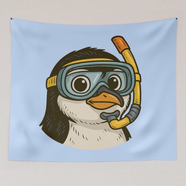 Item preview, Penguin On Dive Mode designed and sold by iamdesigns14.