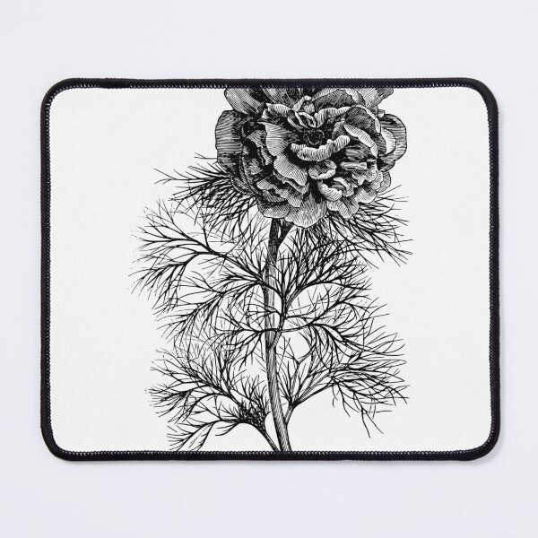 Aperçu de l'œuvre Élégance rose foncé – Design floral gothique créée et vendue par NorthernMan10.