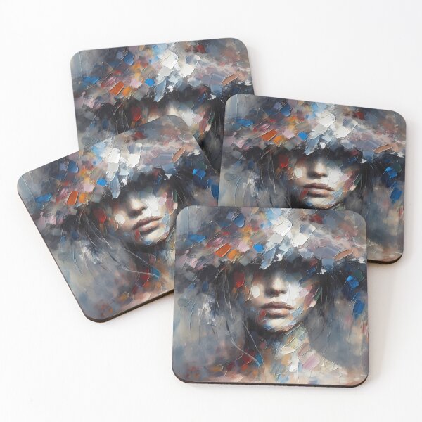 Item preview, Mysterious Woman With A Hat designed and sold by Visual Nomad Club.