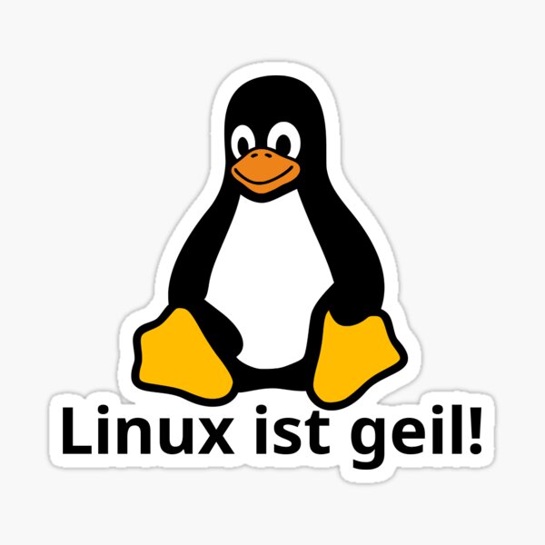 Linux ist einfach ... Sticker