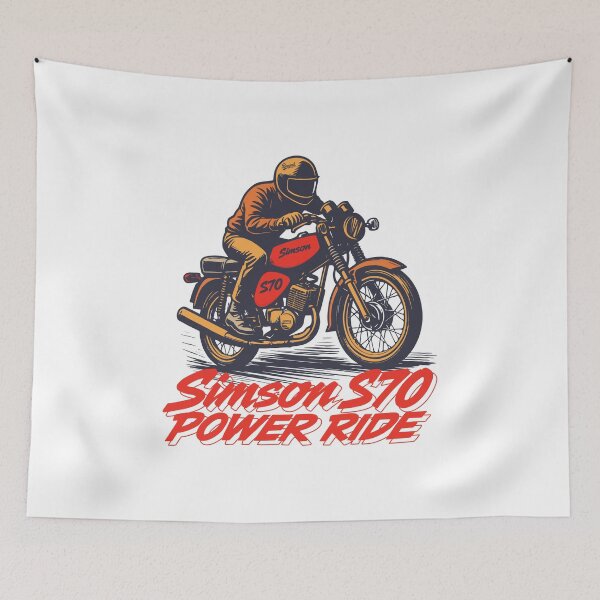 Item preview, Simson S70 East German Motorbike Culture designed and sold by Boogosh.