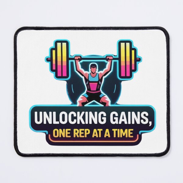 Item preview, Unlocking Gains Workout Design Tee designed and sold by sigmafit.