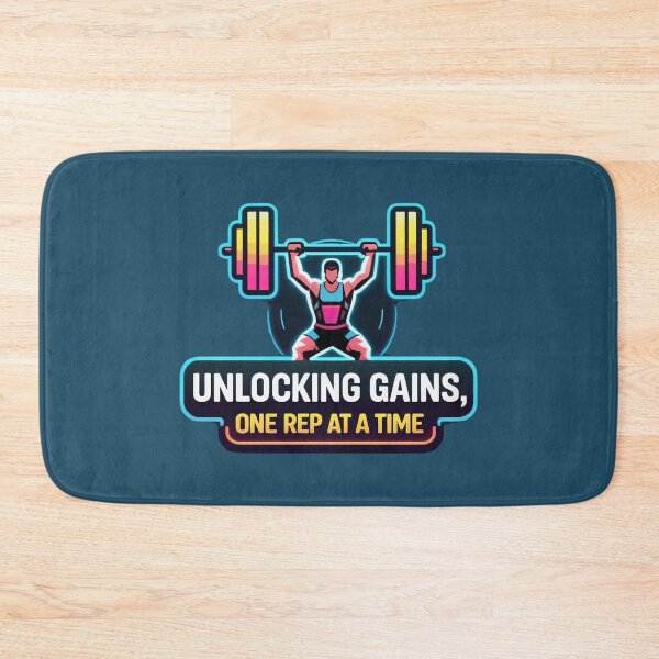 Item preview, Unlocking Gains Workout Design Tee designed and sold by sigmafit.