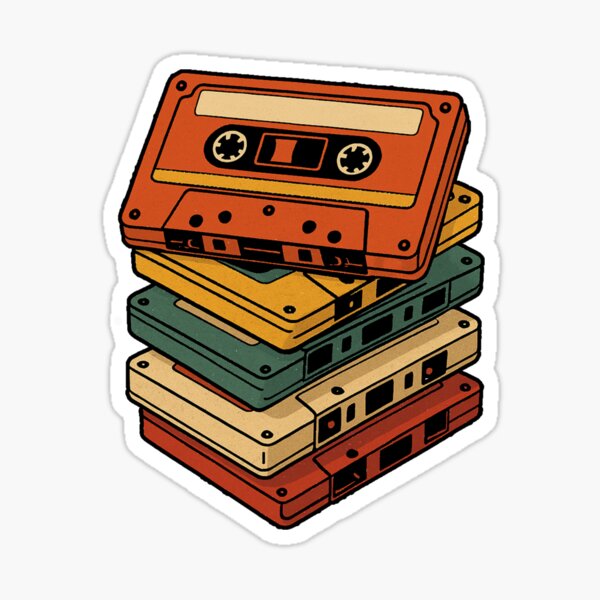 Item preview, Retro Mixtape Vibes – Vintage Cassette Design for Old School Music Fans designed and sold by Ikon-Luminis.
